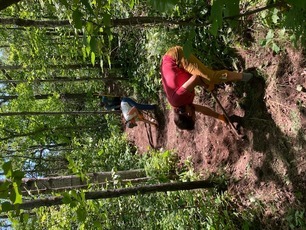 Master Naturalists working on Hawk Ridge trail project by J Gibbs 3