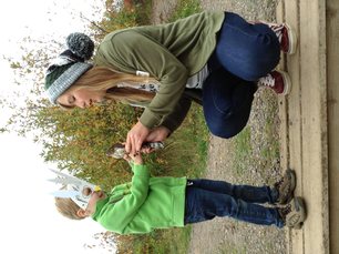 EE Trainee Fran with bird release 2