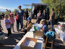 HRBO Volunteers helping visitors