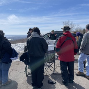 Hawk Ridge Volunteer Training at Spring Count 2026