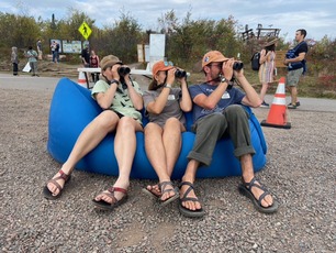 Enjoying the fall migration in comfort