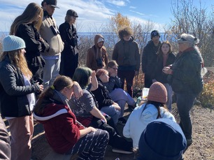 Margie teaching Denfeld high school students photo by A Wood 2 Margie teaching Denfeld high school students photo by A Wood 2