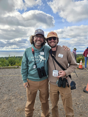 Erik and Peter always sharing smiles and love of birds Erik and Peter always sharing smiles and love of birds