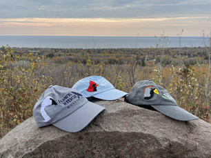 Hawk Ridge hats embroidered by Peter