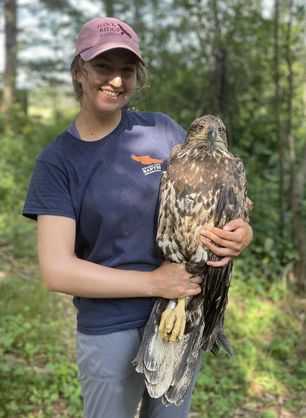 Maggie Brown Bander with Bald Eagle 2022