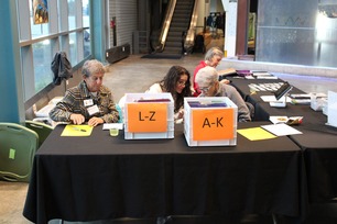 Festival kick-off registration volunteers 2025