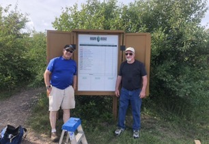 Ralph Larsen and Dave Carman New Count Board Display 